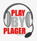 Logo featuring a headset with the text 'PLAY BY PLAGER'.